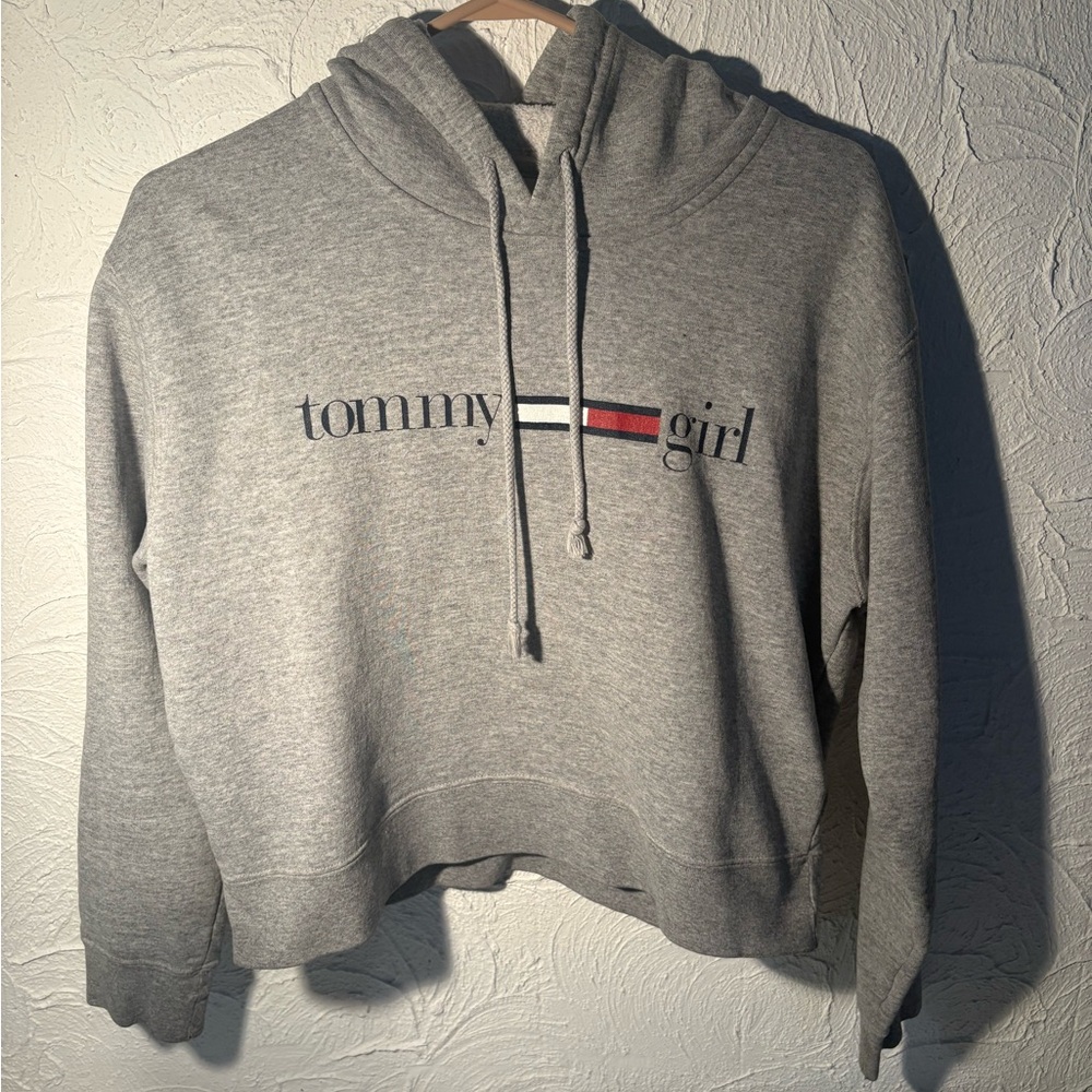Tommy Hilfiger Gray Hoodie with Logo